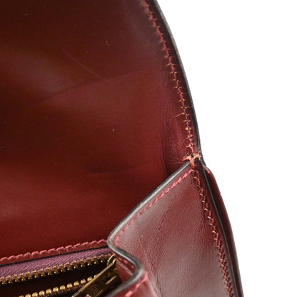 Hermes 1980 Rouge H Box Calf Drag 27 Handbag