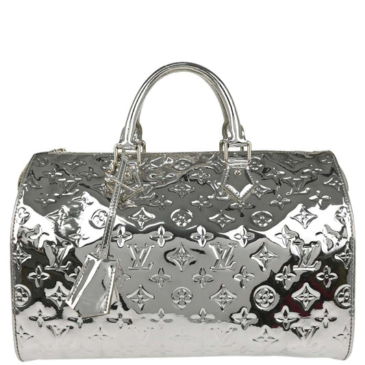 Louis Vuitton 2006 Silver Monogram Miroir Speedy 30 Handbag M95786