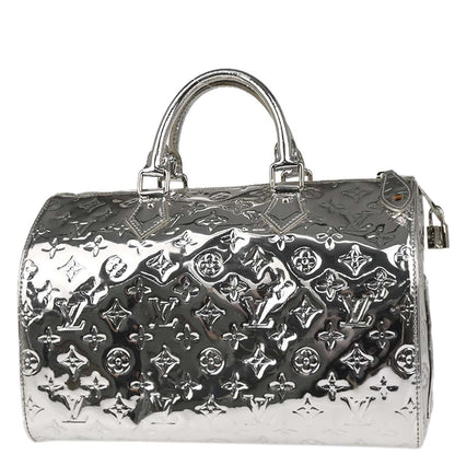Louis Vuitton 2006 Silver Monogram Miroir Speedy 30 Handbag M95786