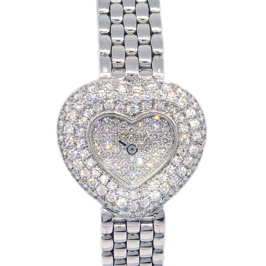 Chopard Ref.10/5789 WG Heart Diamond Quartz Watch 18KWG