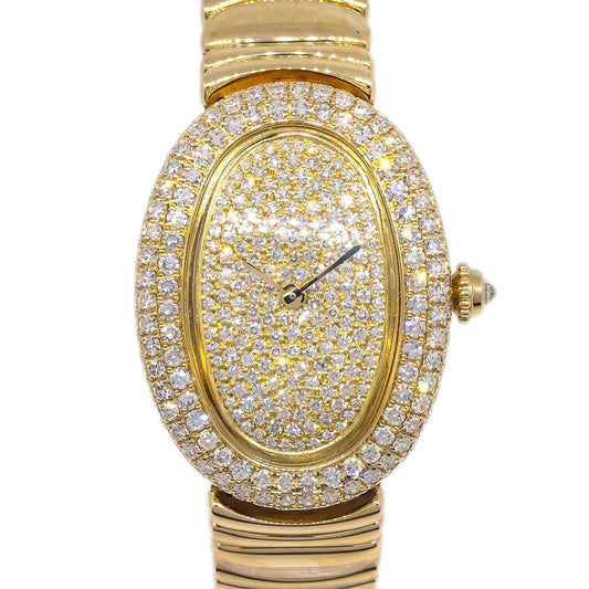 Cartier Baignoire Ref.1950 Quartz Watch 18KYG Diamond