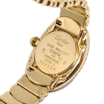 Cartier Baignoire Ref.1950 Quartz Watch 18KYG Diamond