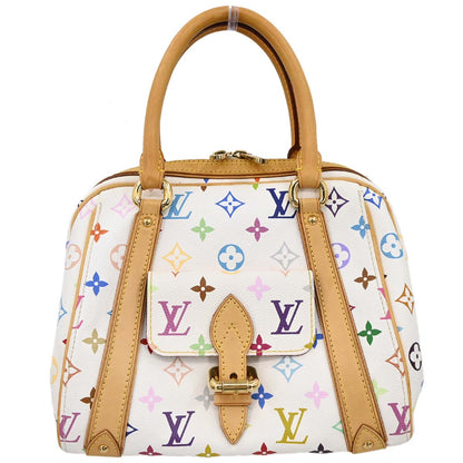 Louis Vuitton 2007 White Monogram Multicolor Priscilla Handbag M40096