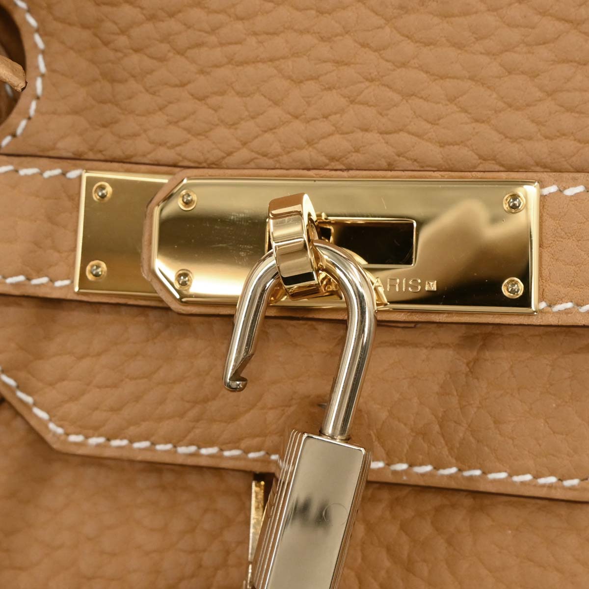 Hermes 2006 Natural Sable Fjord Birkin 35 Handbag