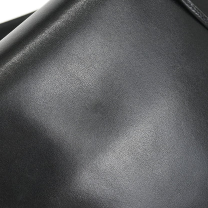 Hermes 1993 Black Box Calf Kelly 35 Retourne 2way Shoulder Handbag