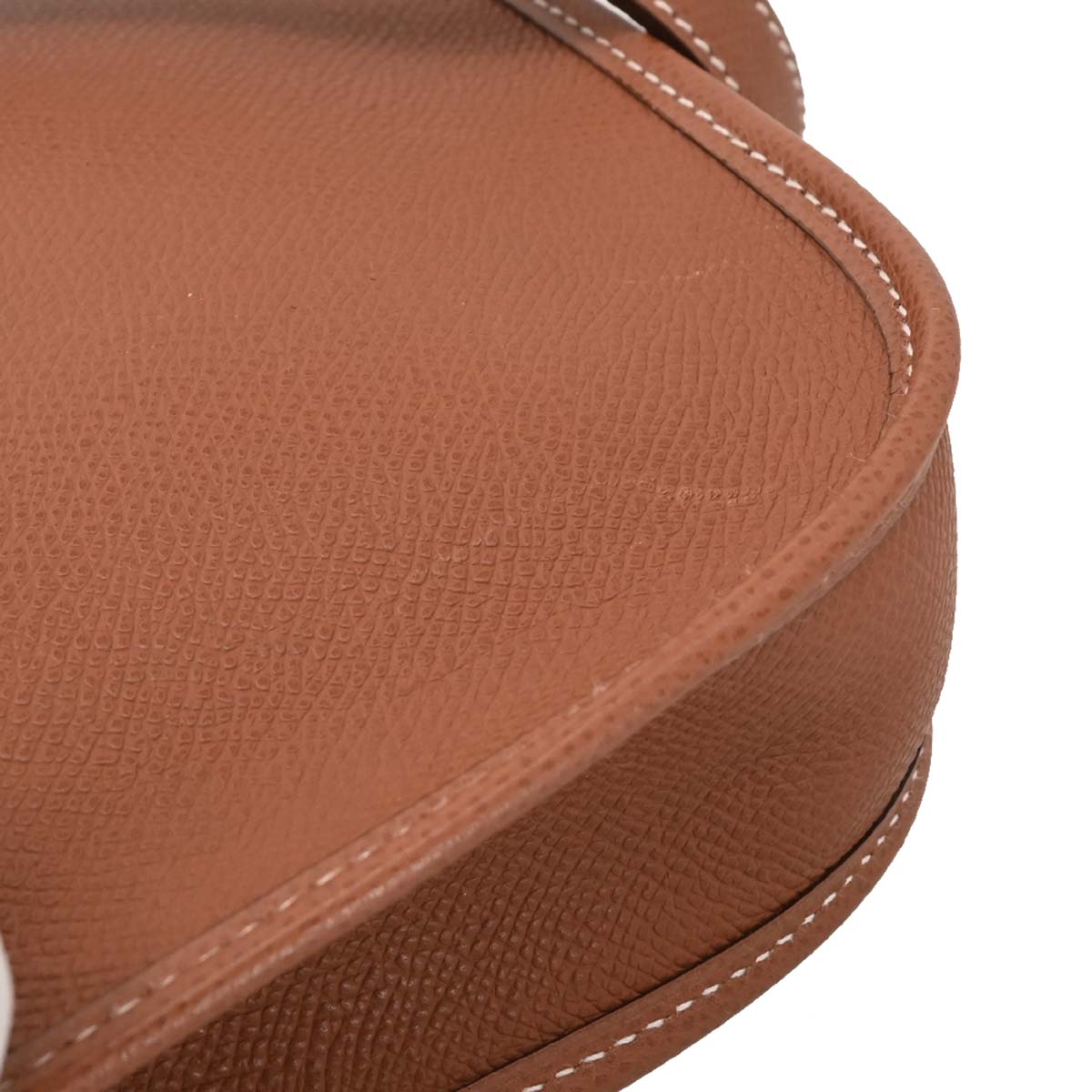 Hermes 2004 Cognac Epsom Evelyne TPM Shoulder Bag