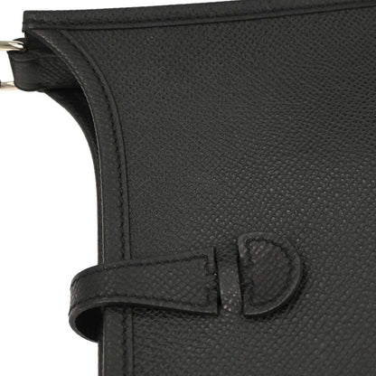 Hermes 2005 Black Epsom Evelyne TPM Handbag