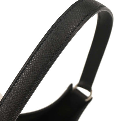 Hermes 2005 Black Epsom Evelyne TPM Handbag