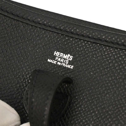 Hermes 2005 Black Epsom Evelyne TPM Handbag