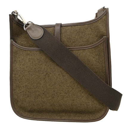 Hermes 2008 Ebene Toile H Chamonix Evelyne 2 29 PM Shoulder Bag