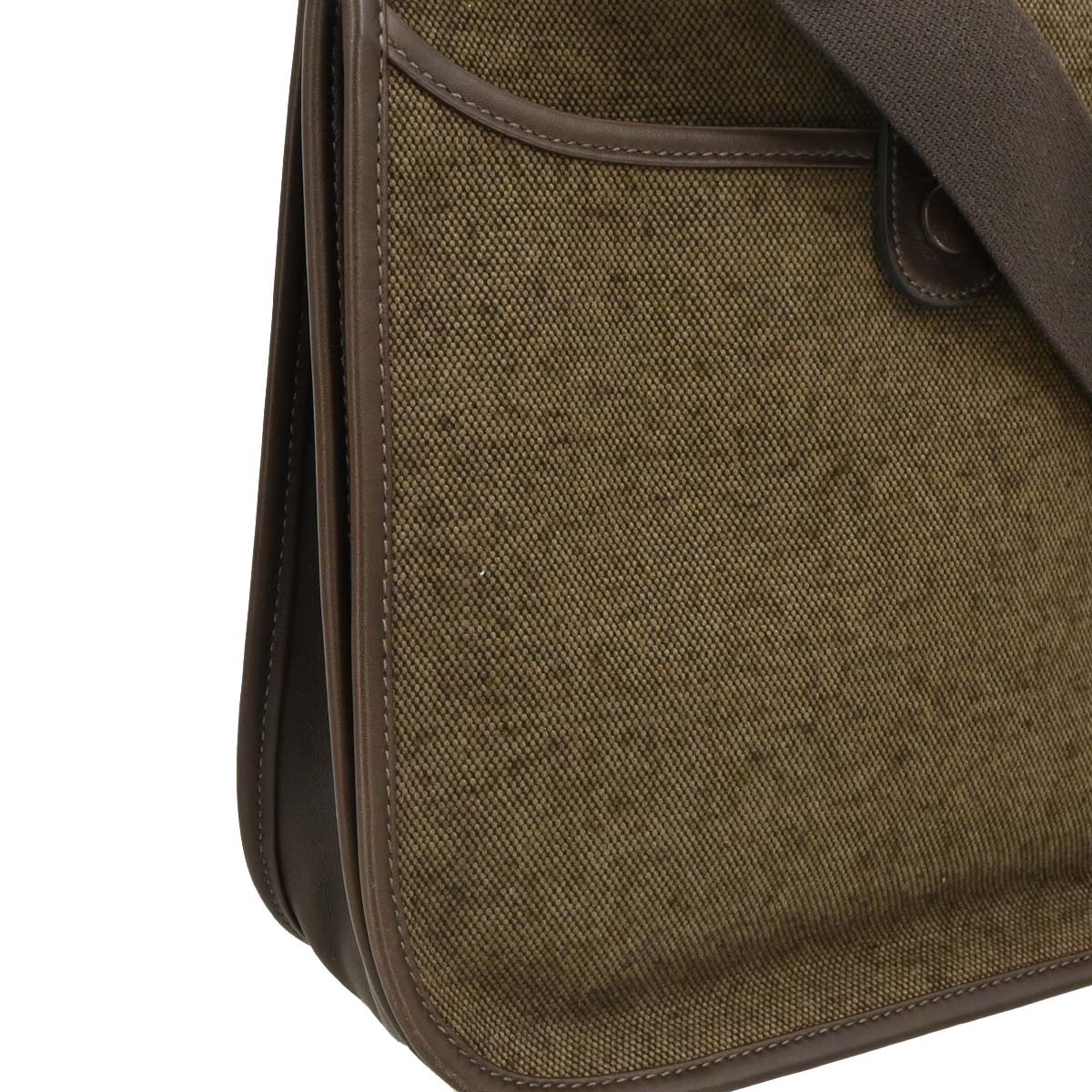 Hermes 2008 Ebene Toile H Chamonix Evelyne 2 29 PM Shoulder Bag