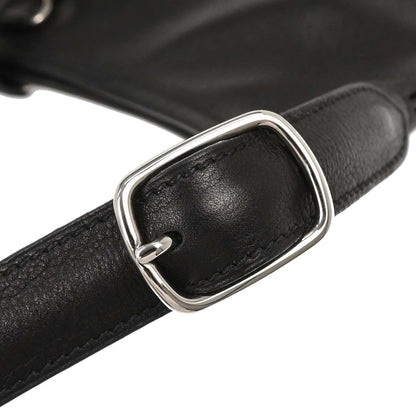 Hermes 2004 Black Evergrain Trim 31 Shoulder Bag