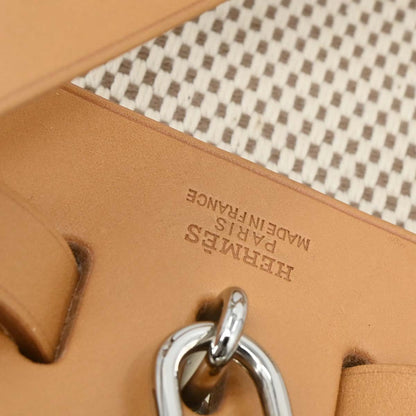 Hermes 2003 Natural Toile GM Herbag a Dos Backpack