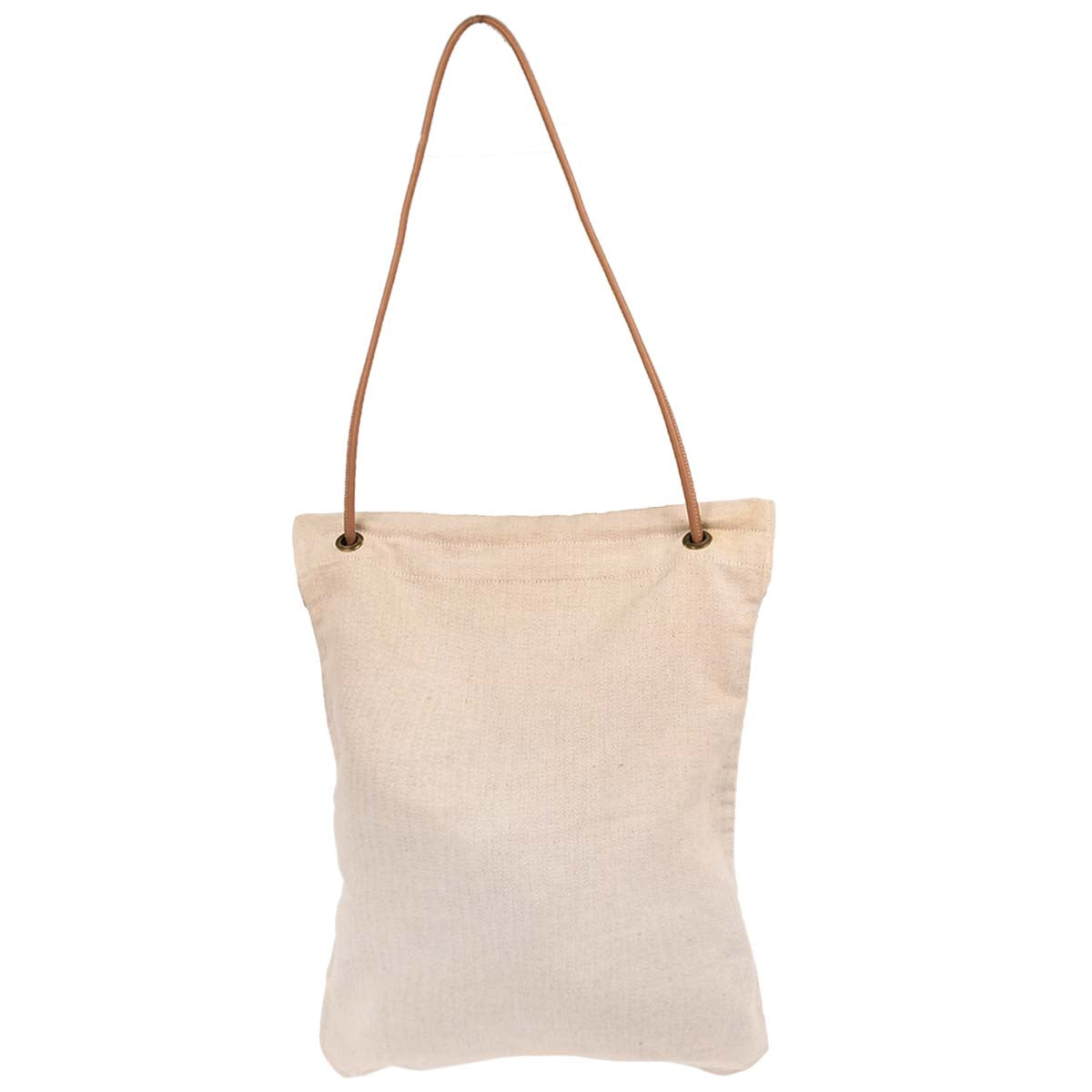 Hermes Beige Gold Toile Chevrons Aline GM Shoulder Bag