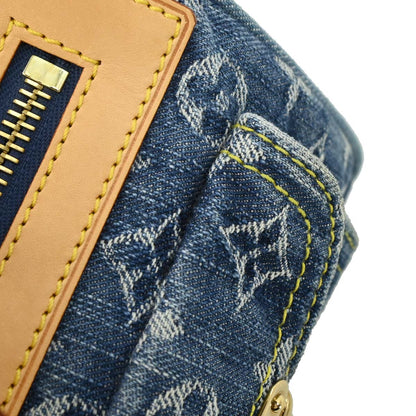 Louis Vuitton 2005 Blue Monogram Denim Neo Speedy Handbag M95019
