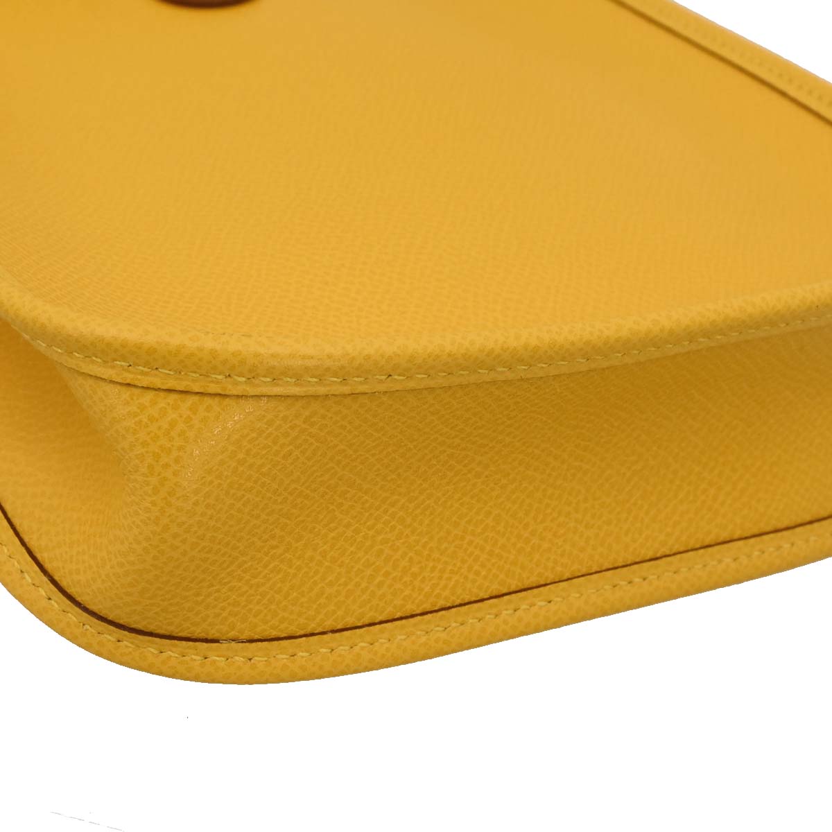 Hermes 2004 Jaune Epsom Evelyne TPM Shoulder Bag