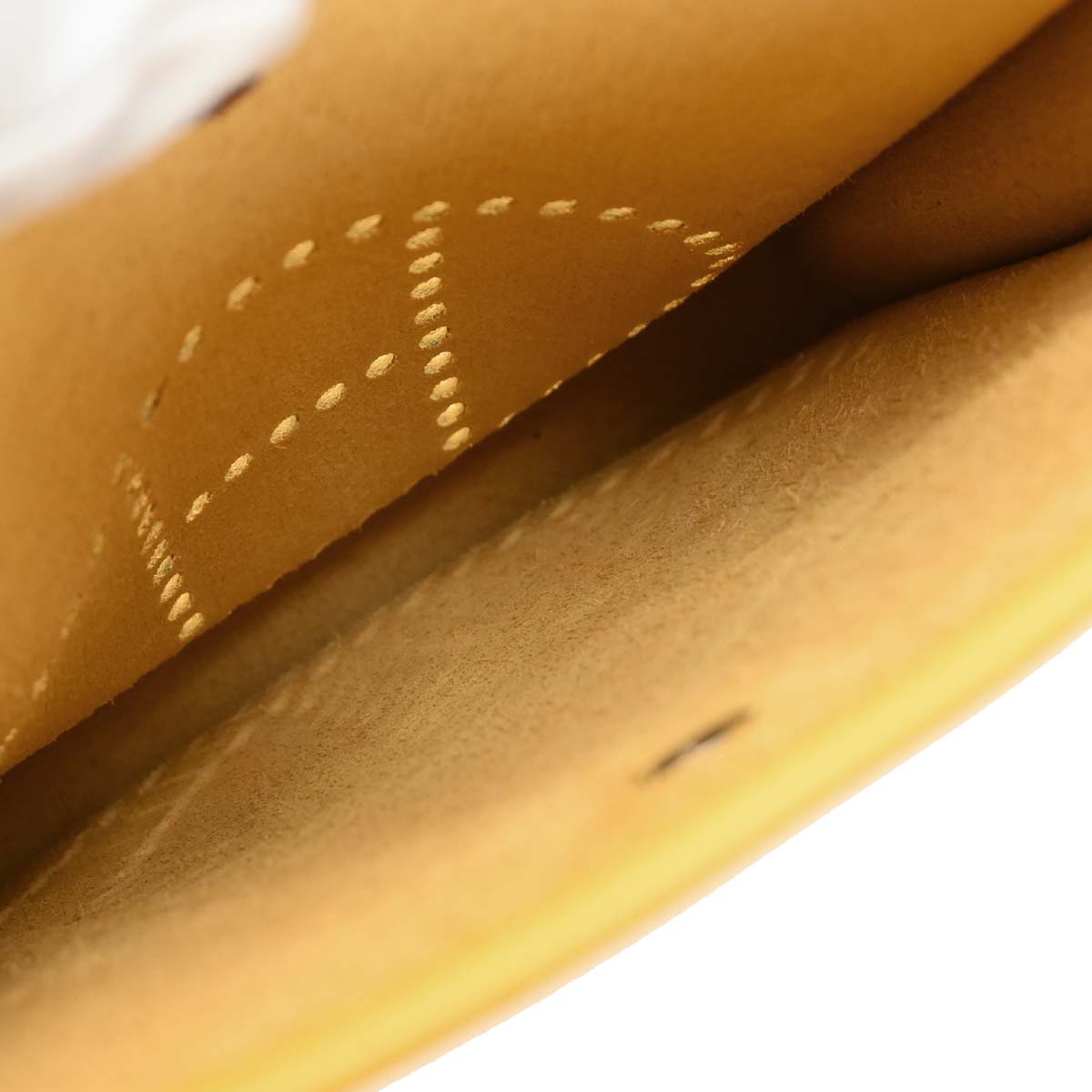 Hermes 2004 Jaune Epsom Evelyne TPM Shoulder Bag