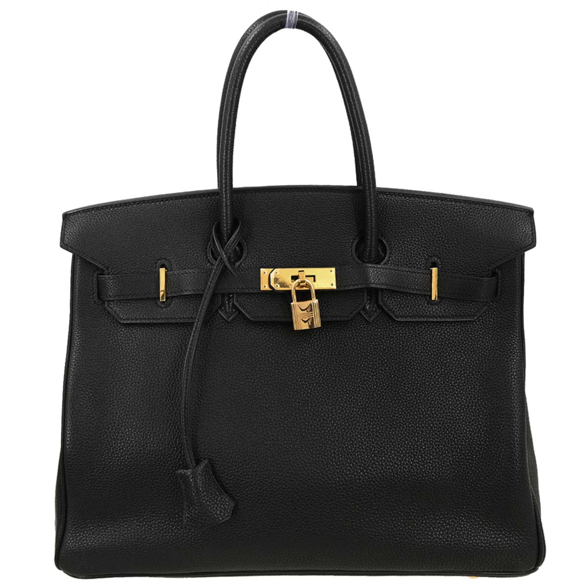 Hermes 2003 Black Togo Birkin 35 Handbag
