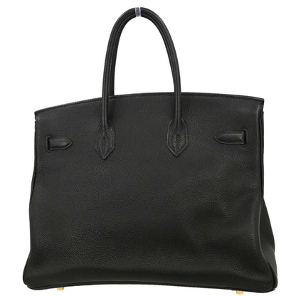 Hermes 2003 Black Togo Birkin 35 Handbag