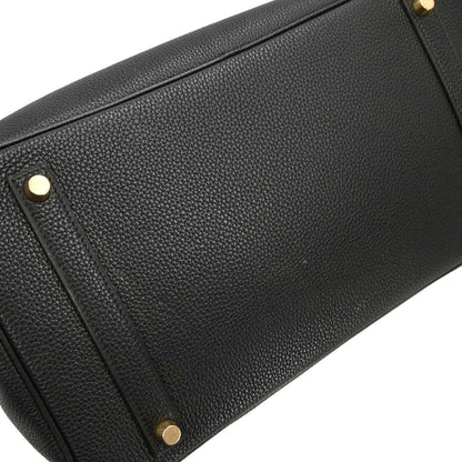 Hermes 2003 Black Togo Birkin 35 Handbag