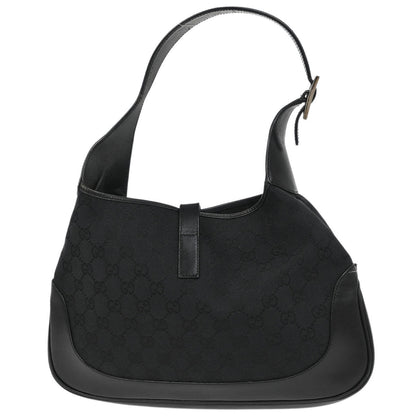 Gucci Black GG Jackie Hobo Handbag