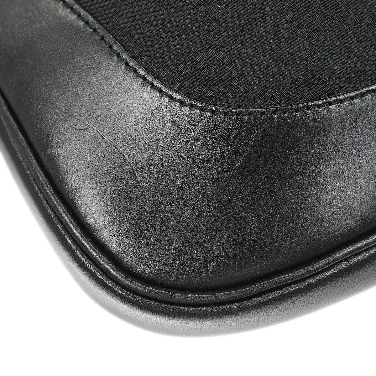 Gucci Black GG Jackie Hobo Handbag