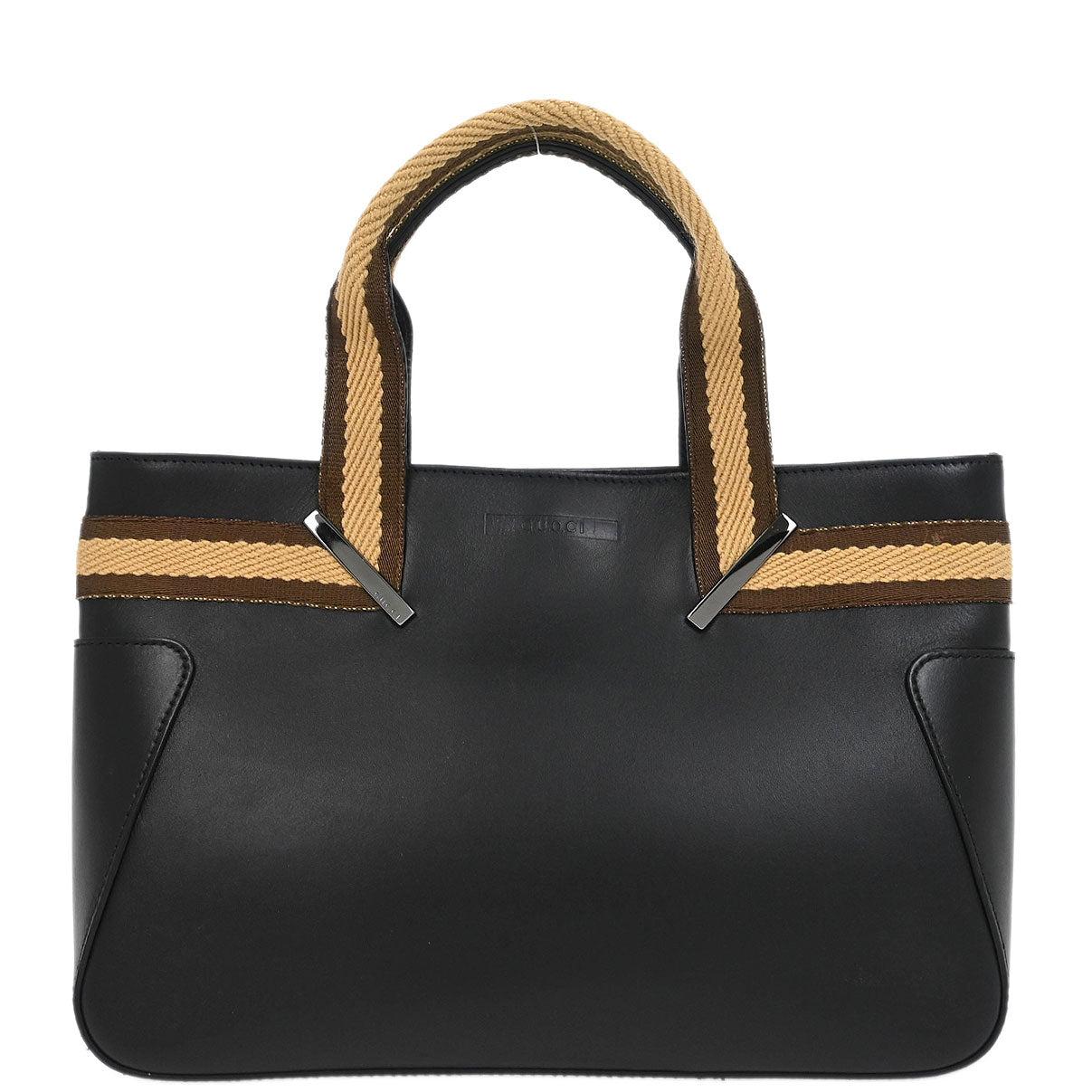 Gucci Black Leather Tote Handbag