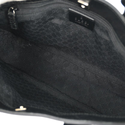 Gucci Black Leather Tote Handbag