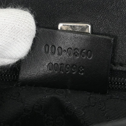 Gucci Black Leather Tote Handbag