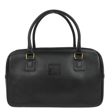 Burberrys Black Leather Handbag