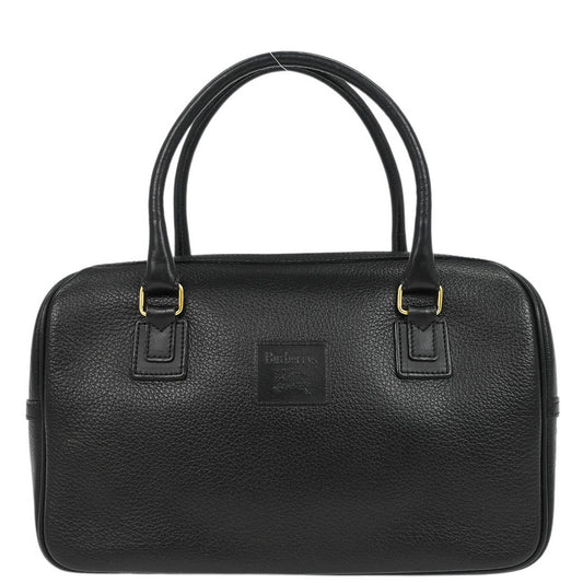 Burberrys Black Leather Handbag