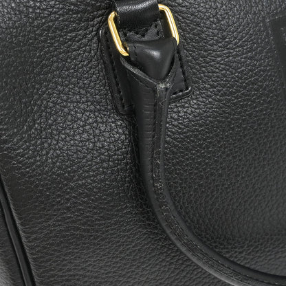 Burberrys Black Leather Handbag