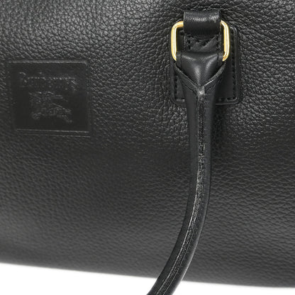 Burberrys Black Leather Handbag
