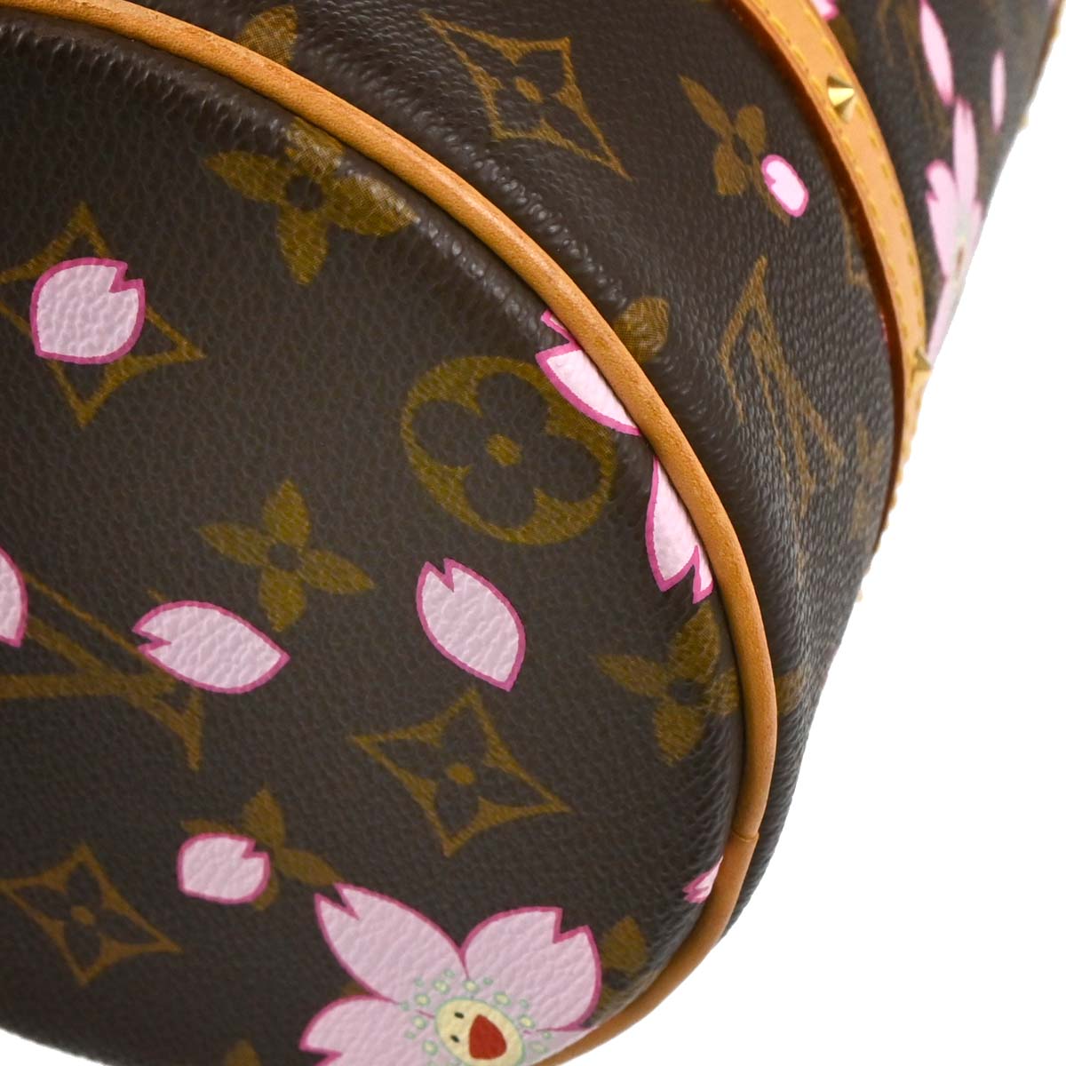 Louis Vuitton 2003 Monogram Cherry Blossom Papillon Handbag M92009