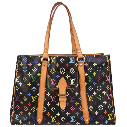 Louis Vuitton 2006 Black Monogram Multicolor Aurelia GM Tote Bag M40101