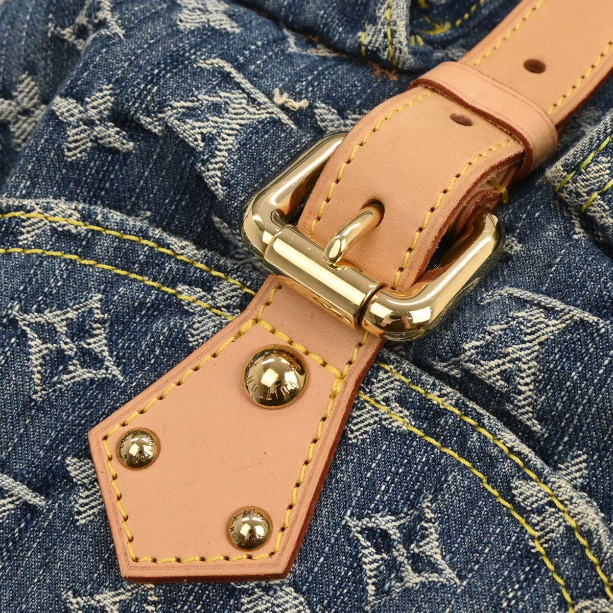 Louis Vuitton 2006 Blue Monogram Denim Sac a Dos GM Backpack M95056