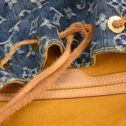 Louis Vuitton 2006 Blue Monogram Denim Sac a Dos GM Backpack M95056