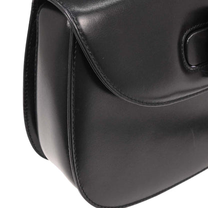 Gucci Black Bamboo 2way Shoulder Handbag