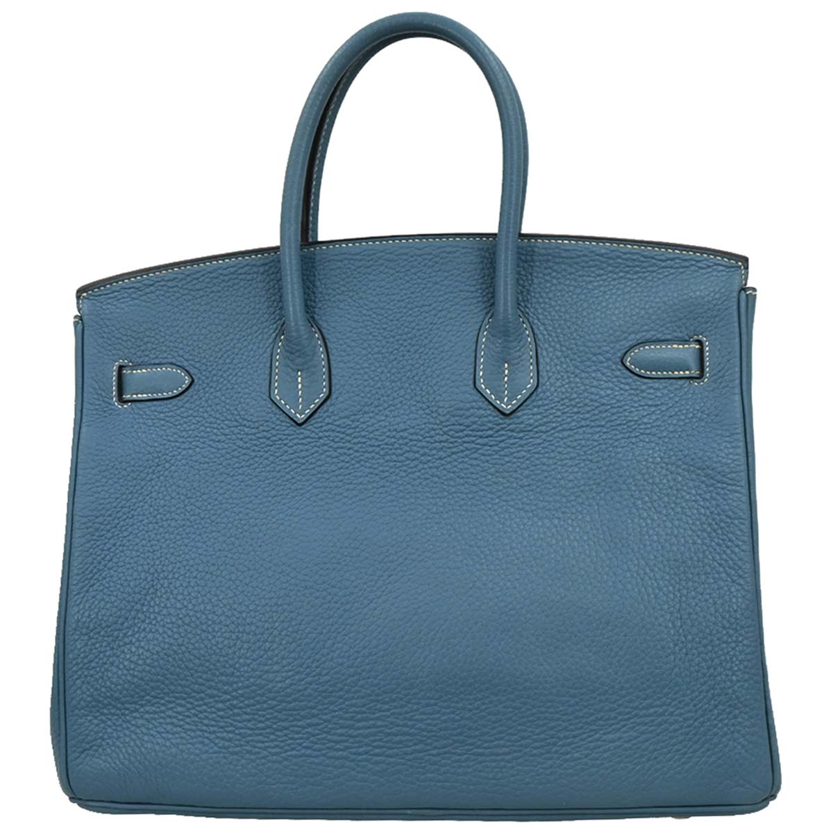 Hermes 2009 Blue Jean Taurillon Clemence Birkin 35 Handbag