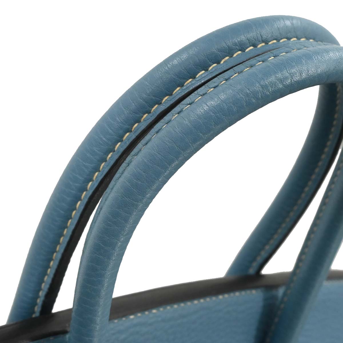 Hermes 2009 Blue Jean Taurillon Clemence Birkin 35 Handbag