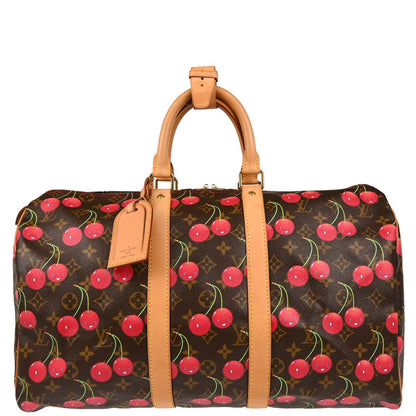 Louis Vuitton 2005 Monogram Cherry Keepall 45 Duffle Handbag M95011