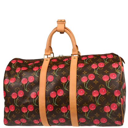 Louis Vuitton 2005 Monogram Cherry Keepall 45 Duffle Handbag M95011