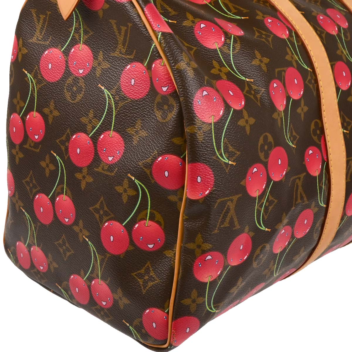 Louis Vuitton 2005 Monogram Cherry Keepall 45 Duffle Handbag M95011
