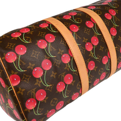 Louis Vuitton 2005 Monogram Cherry Keepall 45 Duffle Handbag M95011
