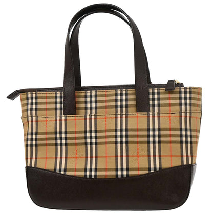 Burberry Beige House Check Tote Handbag