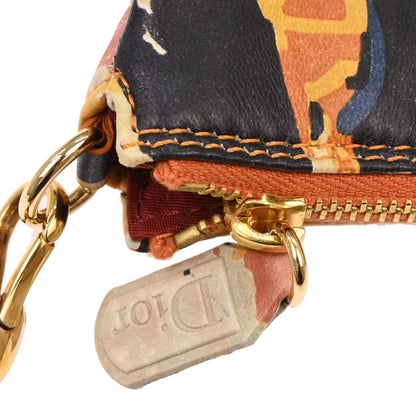 Christian Dior Brown Leather Saddle Handbag