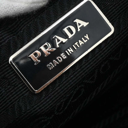 Prada Black Nylon Leather Handbag