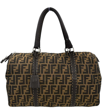 Fendi Brown Zucca Duffle Bag