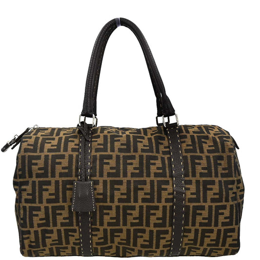 Fendi Brown Zucca Duffle Bag