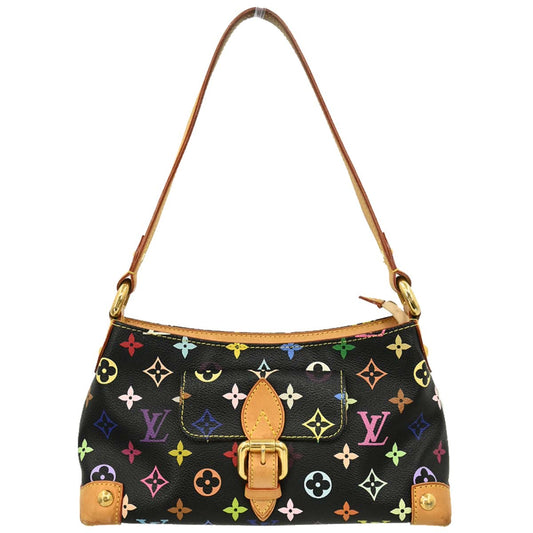 Louis Vuitton 2006 Black Monogram Multicolor Eliza Handbag M40099